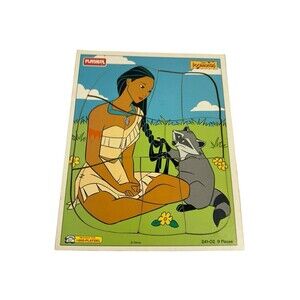Vintage Disney Pocahontas Board Puzzle 9 Pieces 241-02